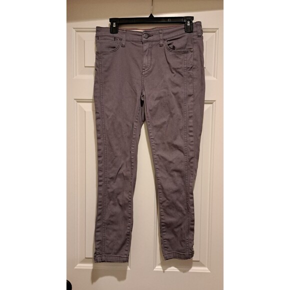 Anthropologie Pilcro and the Letterpress Jeans Sz 27 Stet Skinny Crop Purple - Picture 1 of 15